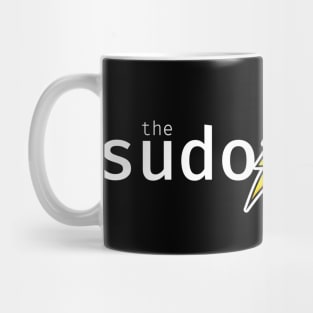 The sudo king. A funny design perfect for unix and linux users, sysadmins or anyone in IT support Mug